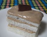 チョコ里クリームケーキ♪100kcal作り方3写真