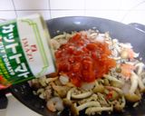 きのこたっぷりトマトのパスタ作り方7写真