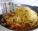 きのこたっぷりトマトのパスタ作り方11写真