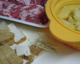 厚揚げと豚肉とジャガイモの照りマヨ焼き♪作り方1写真