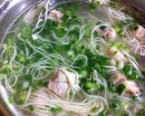 簡単　温か鶏にゅうめん（乾燥そうめん）作り方9写真