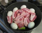 紹興酒で簡単！豚の角煮♪作り方4写真