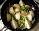 かぶと肉団子のミルク煮作り方6写真