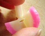 お弁当に♪かまぼこ蝶々（飾り切り）作り方7写真