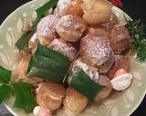 魔法のシュークリームでクリスマスツリー❄作り方16写真