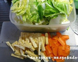■たっぷり白菜と油揚げの煮物■作り方1写真