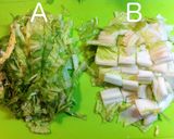 【レンジで同時二品】白菜☆2色おひたし作り方2写真