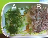 【レンジで同時二品】白菜☆2色おひたし作り方6写真