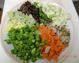 炊き込みご飯④茹で豚入り作り方1写真