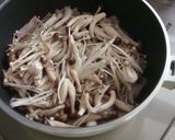 干しきのこのクリームパスタ作り方4写真