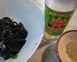金時草とごまの酢の物作り方3写真