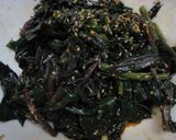 金時草とごまの酢の物作り方4写真