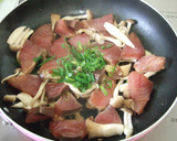 こってり旨い☆キノコとハマチの甘味噌炒め作り方7写真