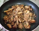 こってり旨い☆キノコとハマチの甘味噌炒め作り方8写真