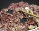 ガッツリ美味しい！　牛肉とごぼうの冬丼作り方2写真