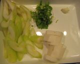 長芋とセロリ炒め作り方1写真