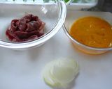 やわらか牛肉＆ふわふわ卵の中華スープ作り方1写真