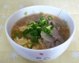やわらか牛肉＆ふわふわ卵の中華スープ作り方6写真