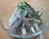 大根ときゅうりのツナしそサラダ作り方3写真