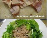 ■　アジアン風・チキンのサテソース丼　■作り方1写真