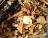 長芋と舞茸のバター醤油パスタ作り方5写真