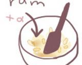 オレンジ風味チョコマーブルパウンドケーキ作り方5写真