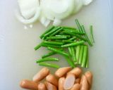 焼肉ダレで✧ニンニクの芽の炒め物作り方1写真
