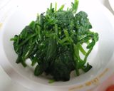 ➏ほうれん草とトマトの胡麻ドレサラダ➏作り方1写真