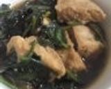 ✿簡単おいしい✿ほうれん草と厚揚げの煮物作り方4写真