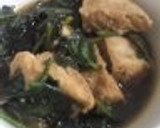 ✿簡単おいしい✿ほうれん草と厚揚げの煮物作り方4写真