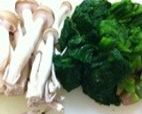 ほうれん草と挽肉の和風ドリア☆作り方1写真