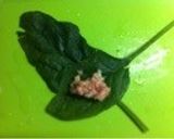 【甘酢あんかけ】肉包み☆ほうれん草作り方2写真