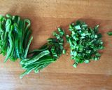 ピーマンとひき肉の中華スープ作り方1写真