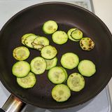 お弁当に♪コク旨ズッキーニとしいたけ炒め作り方2写真