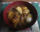 かぼちゃ団子そば作り方1写真