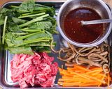 焼肉屋さんの🥩石焼き風おこげビビンバ🤩🍚作り方1写真