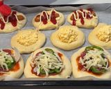 HBで生地作り ピザ＆卵＆ウインナーパン作り方19写真