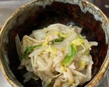 鶏皮×白菜の浅漬けの和サラダ作り方9写真