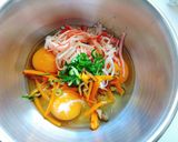 柳金属の生ぽん酢でかに玉作り方5写真