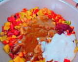 ＊豚肉のソテーパプリカ入りカレーソース＊作り方4写真