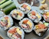 海鮮太巻き 簡単 具沢山のご飯少なめ！作り方9写真