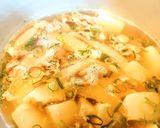 レトルト牛丼を使って大阪 名物肉吸い作り方6写真