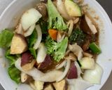 お一人様オイ梅クリーム根菜たっぷり野菜炒作り方15写真