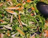 サラダチキンと家にある野菜で♪青椒肉絲作り方3写真