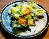 葉玉葱、新若布、ちくわのかき揚げ【改訂】作り方6写真