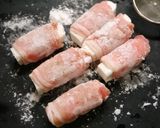 簡単！ピリ辛☆はんぺんの肉巻き作り方4写真