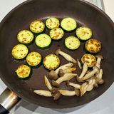 ヘルシー♪ズッキーニと豆腐の和風炒め作り方2写真