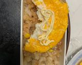 レンジ簡単ポークチャップ味オムライス弁当作り方13写真