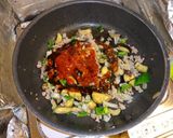 豚挽肉茄子ピーマンのケチャップソース炒め作り方2写真