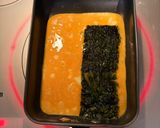 一度で作る♪海苔ハーフ卵焼き(お弁当)作り方2写真